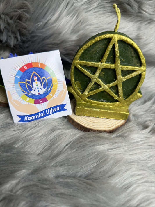Pentacle candle